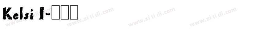 Kelsi 1字体转换